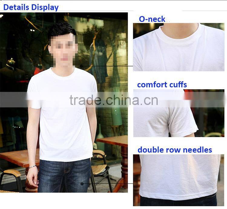 2016 Cheap Summer Short Sleeves Men Cotton T Shirt