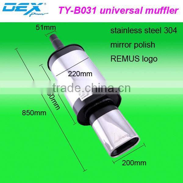 high quality racing spare part exhaust system universal muffler performance