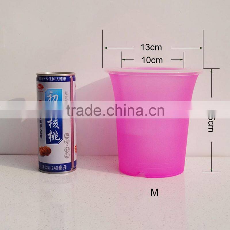 household plastic garden self watering flower pot