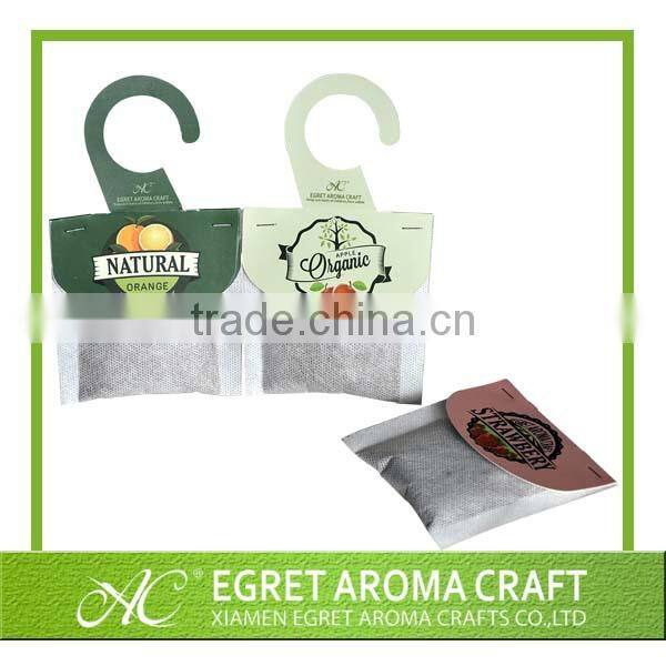 2015 New eco-friendly home air freshener or decor paper sachet hanger type home vent air freshener