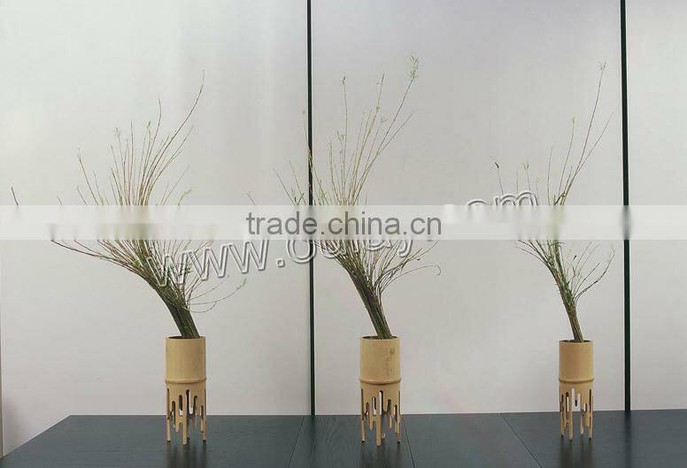 artificial bamboo baskets/holders /spots for wedding flower arrangement