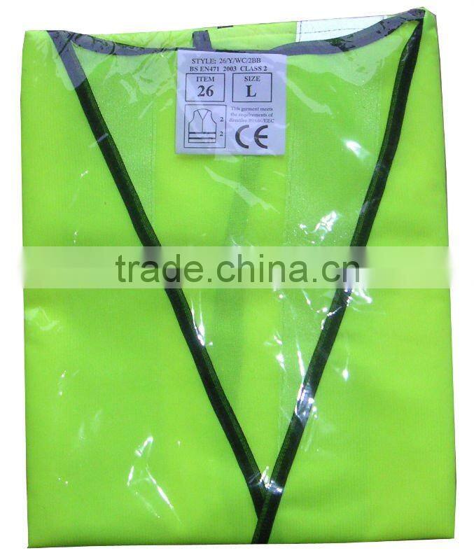 Green High Visibility Reflective Safety Vest SL0523