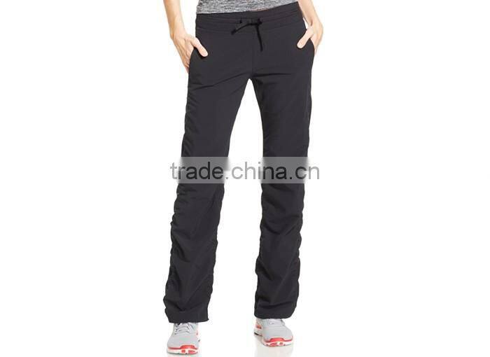 Customized active super soft athletic yoga straight-leg pants wholesale