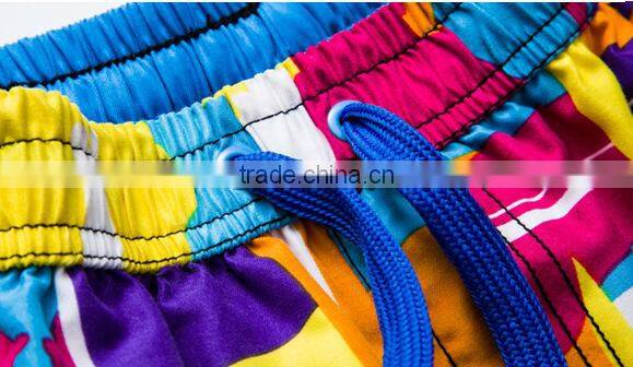 summer colorful beach shorts sublimation printing