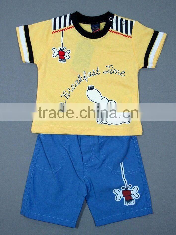 2PCS Children Kids Boys T-shirt +Pants Short Sleeve Sets clothing