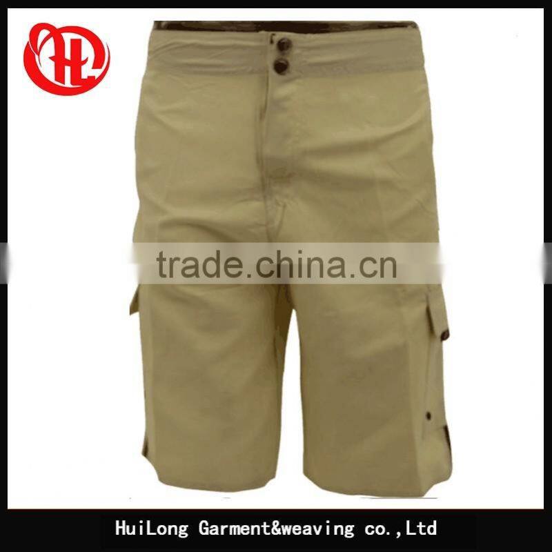 cheap short pants peach twill stock cargo men shorts