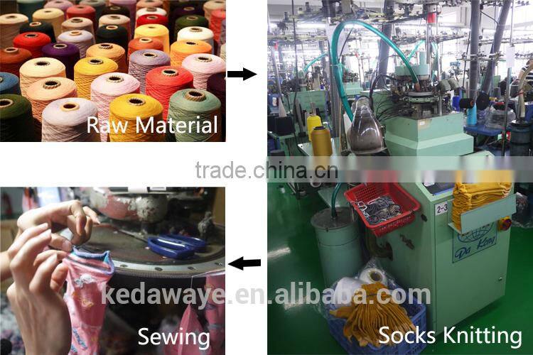 comfortable soft striped lady knee high socks