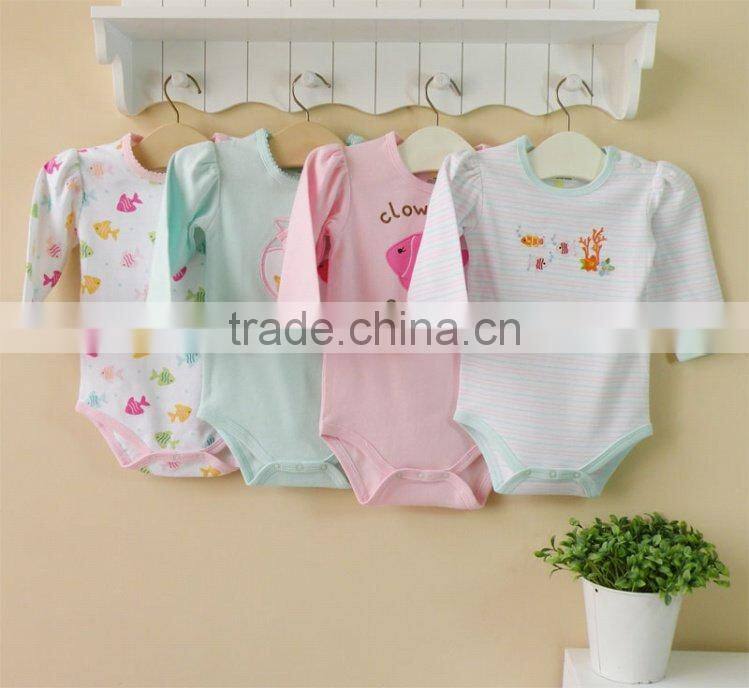 mom and bab baby clothes cotton long sleeve bodysuit