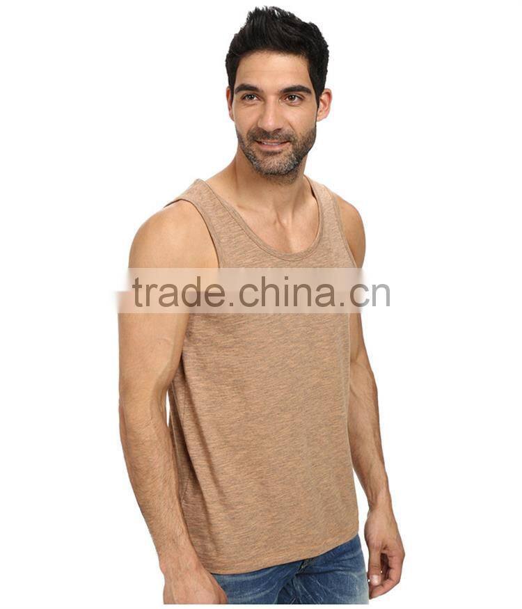 Plain loose fit tank tops for men wholesale cheap
