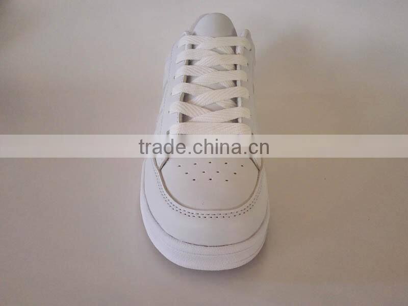 Cheaper china shoe factory price PU leather casual shoes for women