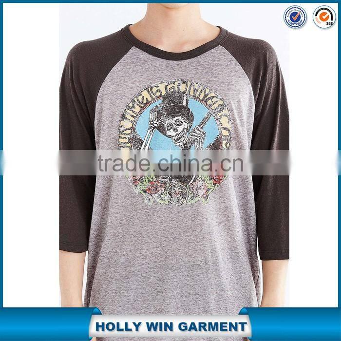 Mens 3/4 sleeve raglan t shirt from streetwear label