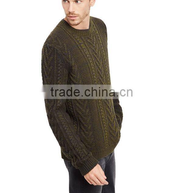 2015 fashion wool cheap men sweater men woolen sweater design