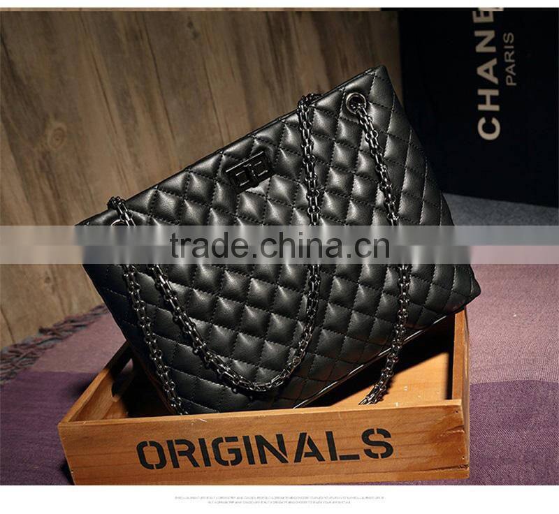 High Quality China Supplier Lady Single -Shoudler Messenger Bags Rhomboids Crossbody Chain Bag