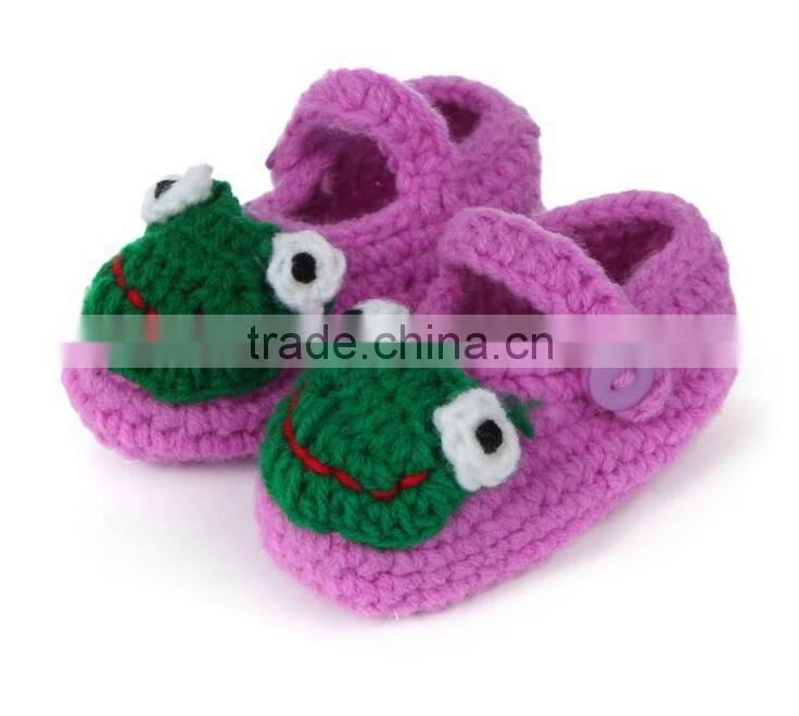 baby crochet shoes hand knitting soft shoes