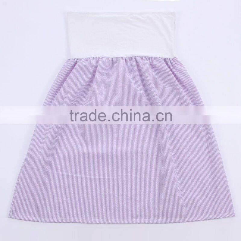 Monogrammed Seersucker Cover Up