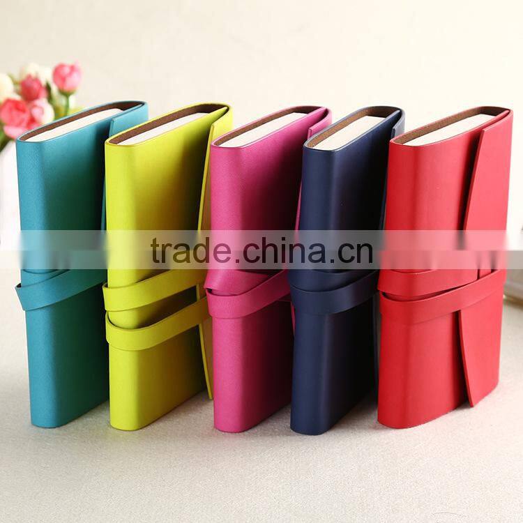 High grade PU cover travel notebook custom loose leaf planner personal diary notebook