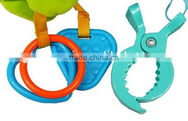 Lovely Squeaky kids plush toys with geometry for formative education/enlighten education