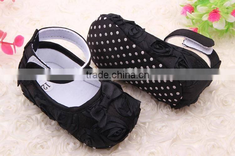 Rose shading baby girls daily shoes