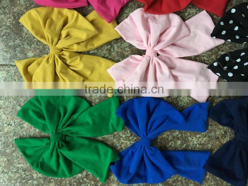 Children Girls Cotton Bowknot Factory Wholesale Fashion Beauty Children Accessories Girls Bowknot