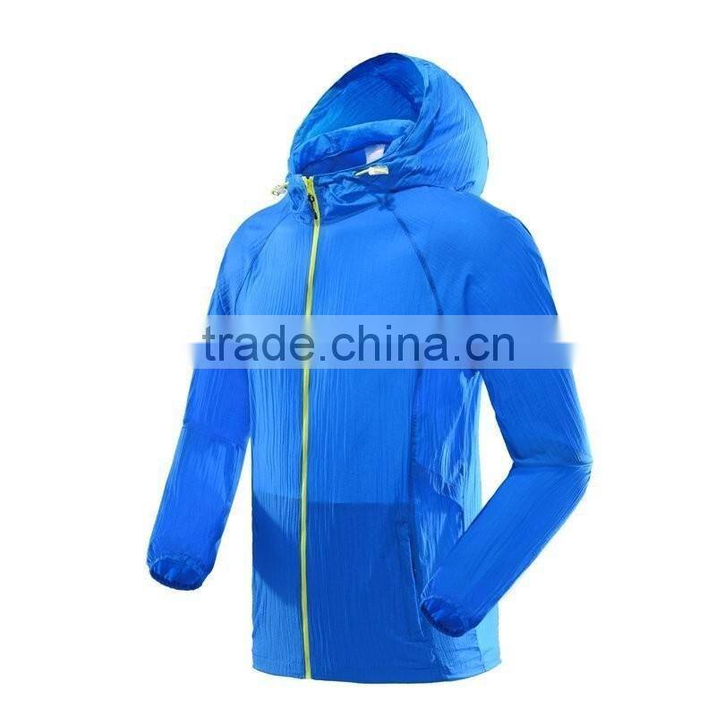 Couple rose/ royalbluer Sun UV Protective Clothing super Thin Shirt zipper up sun-protective clothing summer coat