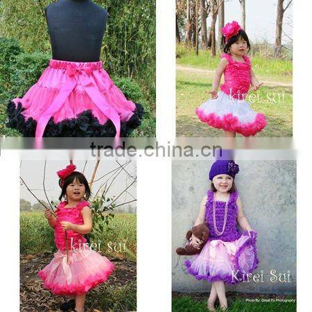 Teen Adult HOT LIGHT PINK Ruffles Pettiskirt Party Tutu W56D