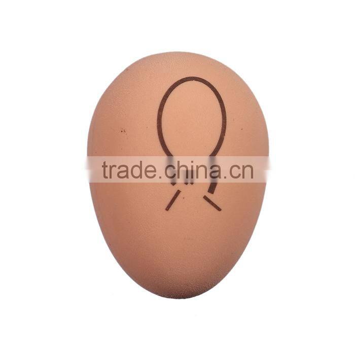 Wholesale Egg Beige Emoji Angry Face Rubber Pet Products Toy