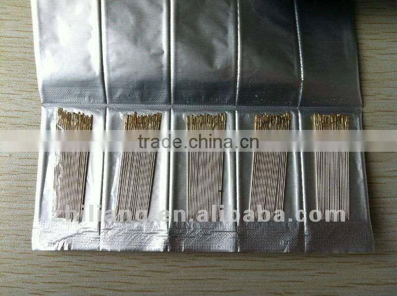 good quality hand sewing needles with gold eyes