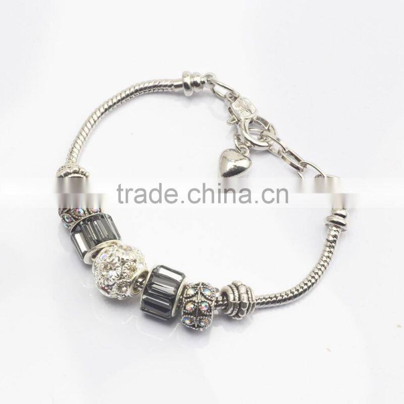 New Top Wide Chain Crystal Main Stone Bracelets Made In China