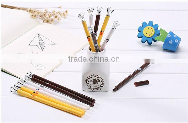 Gel pen crystal big diamond gel pen