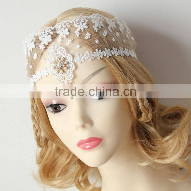 Lady Sexy Venice Flower Eye Patch Princess White Lace Mask Wedding Gift Carnival Accessories Party