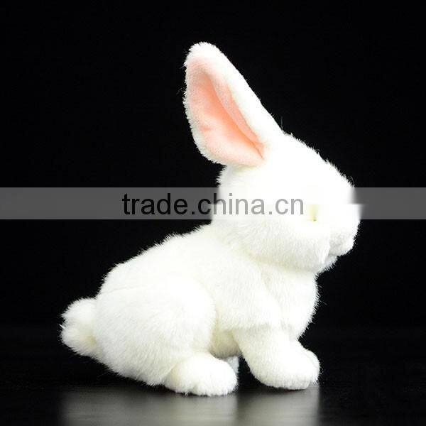 Custom fine quality wild rabbit plush toy long ear plush stuffed rabbit toy