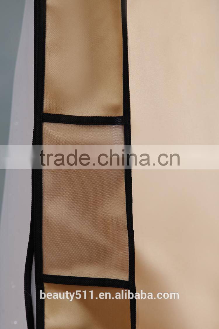 Plastic custom printed wedding dress garment bags with low price WB05