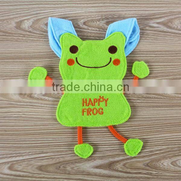 Happy Pink Cat Baby Cotton Bandana Bibs