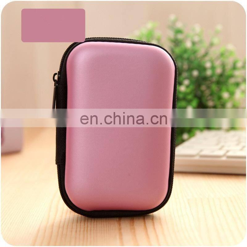 Multi-function Mini Zipper Earphone SD Card Storage Bag Box Travel Carrying Pouch