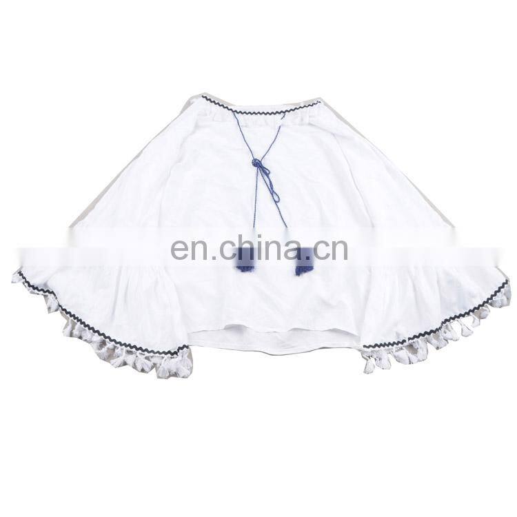 Fashion girl european style white stole manteau viscose tassel shawls wraps pashmina