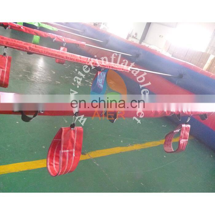 large inflatable sport games red and blue inflatable football filed for adult cheap giant outdoor football field for sale