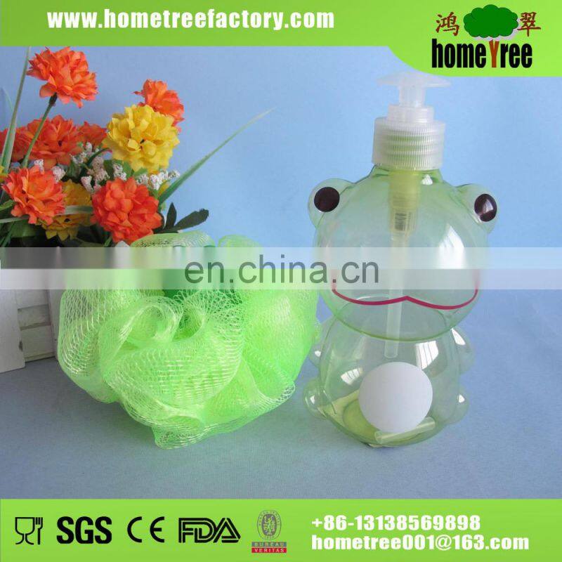 New Rectangle Bathing Plastic Shampoo Bottle Packaging (Green/Blue)