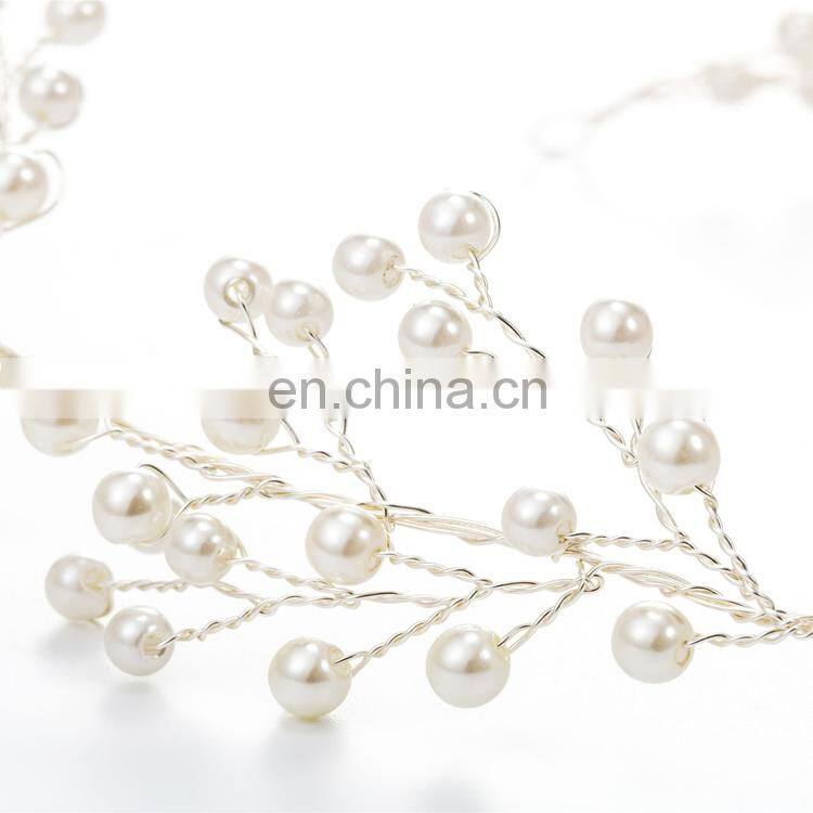 Amelie Wedding Hair Accessory Bridal Hair Vine Pearl Cluster Headpieces Wedding Hair Halo Bridal Jewelry Baby's Breath Headband