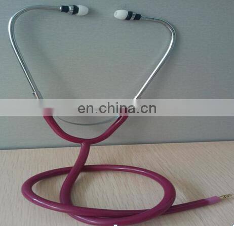 Doctor earphone stereo echometer headphone stethoscope headset