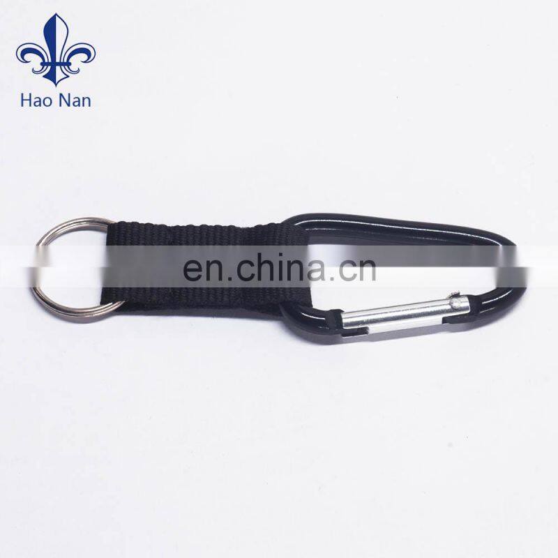 Promotional retractable customized carabiner key chain with high quality