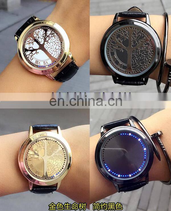 Newest designs creative wrist watch girls watch couple watch