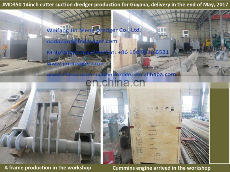 Small China plain cutter dredger for sale with cutter head