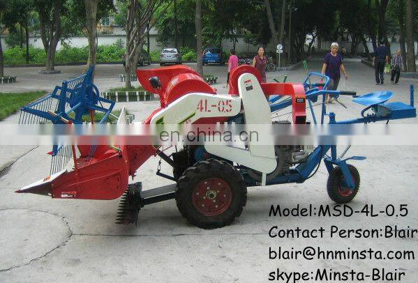 Crawler Full-feed Rice Combine Harvester mini rice harvest machine