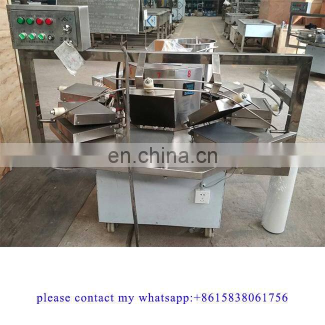 Egg roll roller machine for making ice cream cone