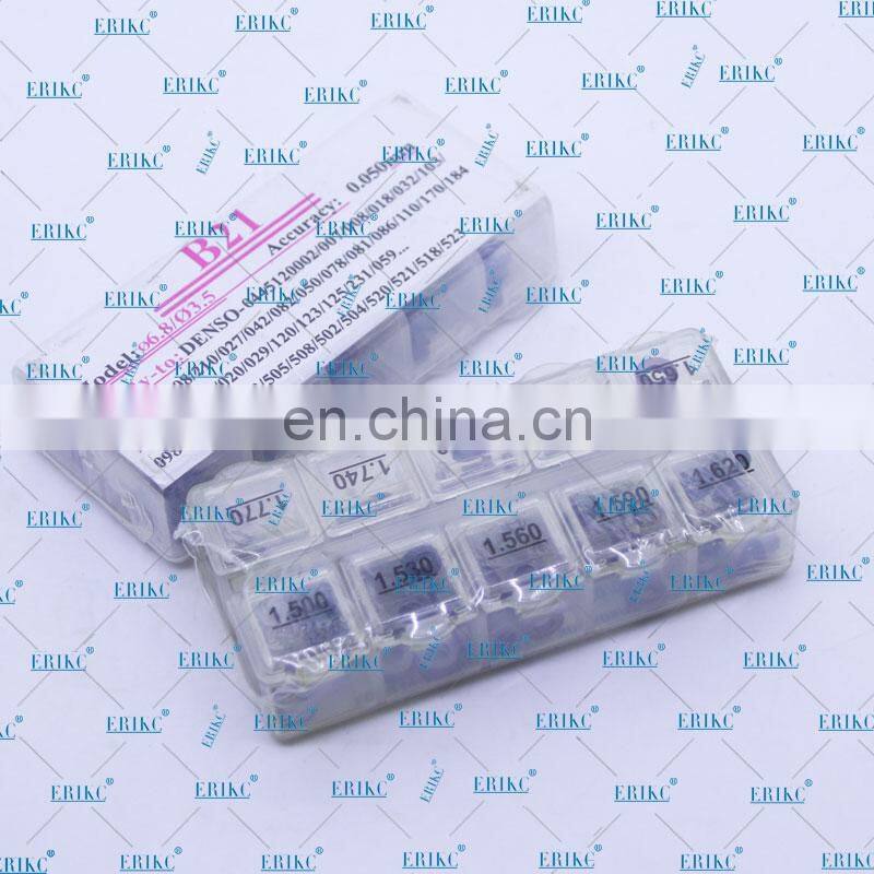 ERIKC B21 Denso fuel diesel injector nozzle washer and injector adjusting gaskets valve shim washer size 1.20mm-1.77mm