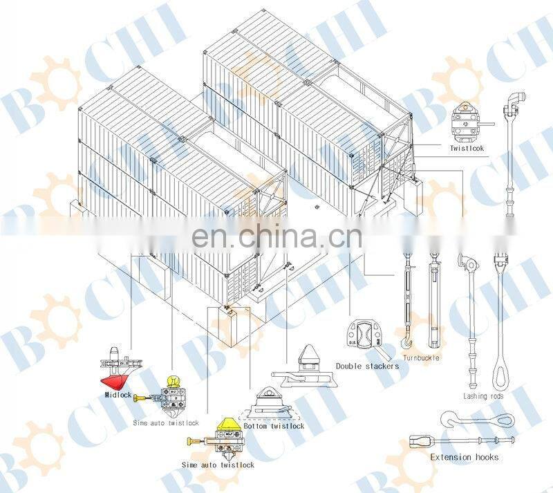 Container Safe Lockable Stacking Cones