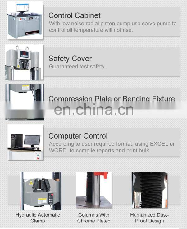 WEW-300KN 30 ton 10 ton hydraulic universal tensile testing machine price