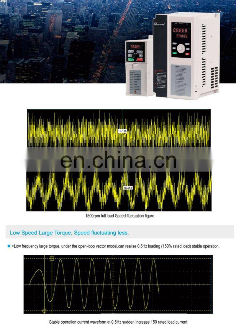 380V/220v 0.75-4kw electric ac variable frequency drive