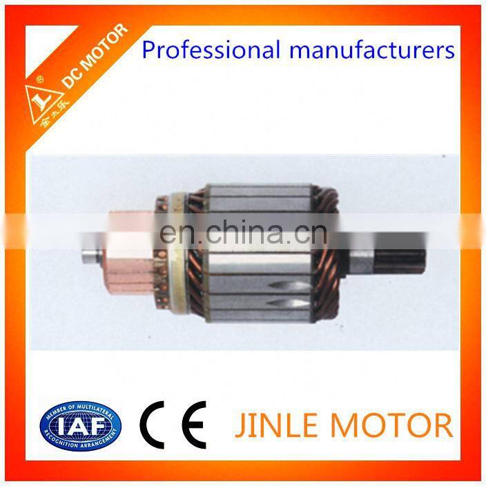 Small armature of dc fan