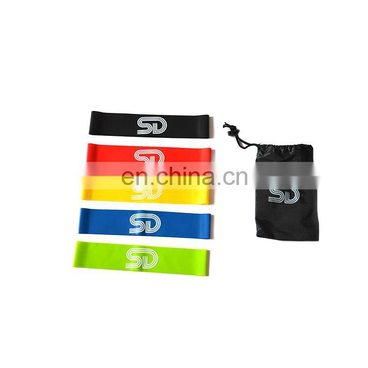 Wholesale Fitness Body Building Ankle Strap Natural Latex Loop Resistance Bands